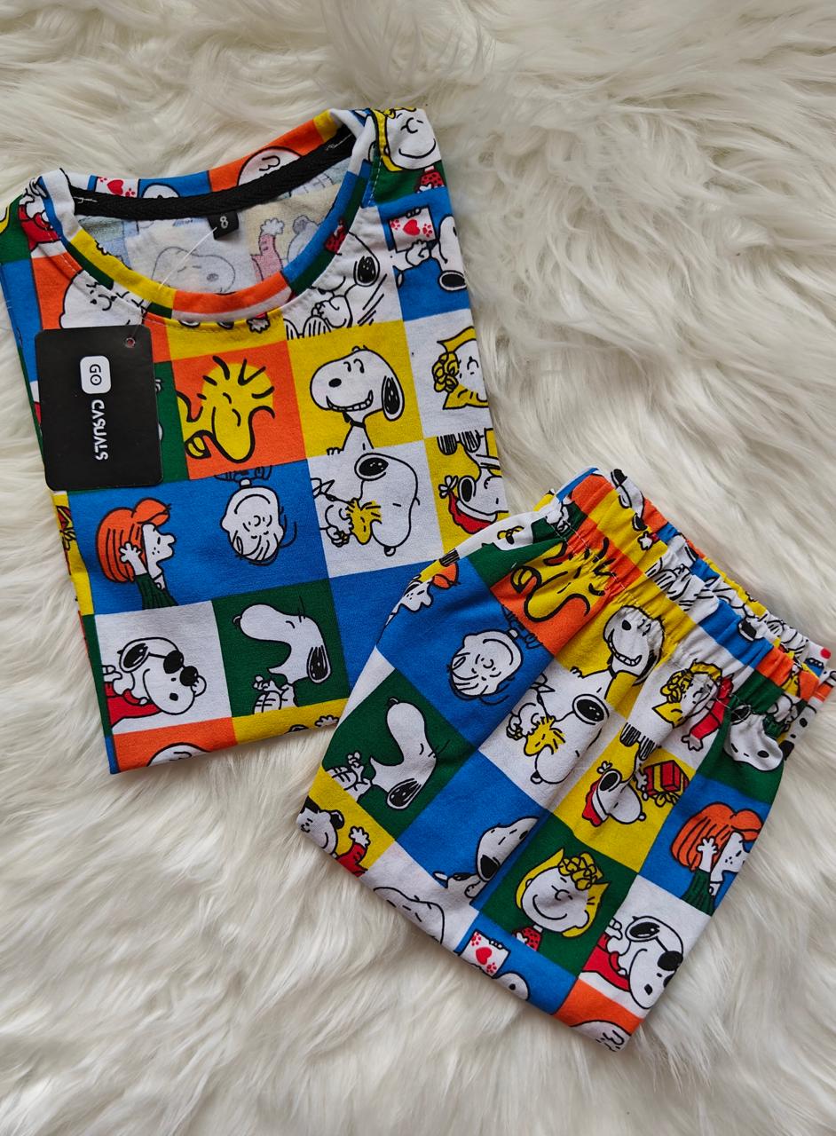 Kids Co-ord Shorts Snoop Buddy