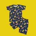 Kids Co-ord Shorts Paw team Navy Blue
